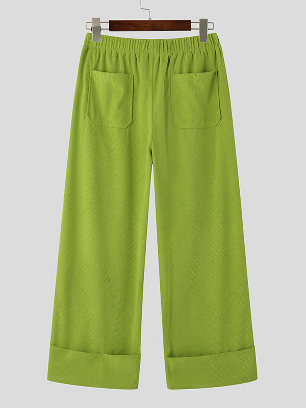 Mens Solid Color Corduroy Pant SKUK86048