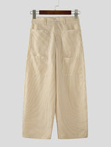 Men's Large Pocket Striped Casual Pant SKUL30582