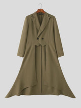 Men's Deconstructed Asymmetric Hem Casual Blazer SKUL41338