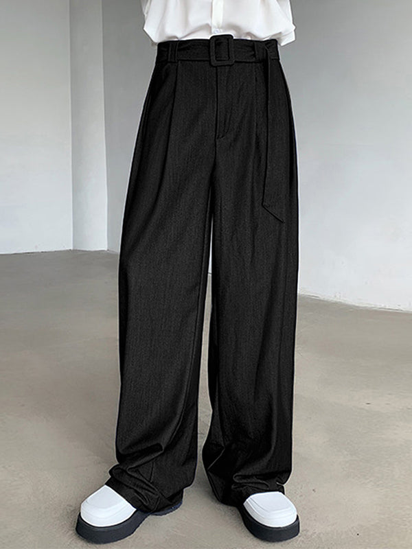 Mens Draped Loose Fit Wide Leg Pant SKUK72707