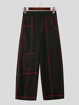 Men's Bold Stripe Colorblock Loose Pant SKUL21119