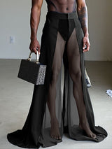 Men's Sheer Mesh Loose Casual Pant SKUL35329