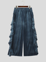 Men's Ruffled Patchwork Casual Pant SKUL29718