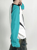 Mens Letter Print Loose-Fit Long Sleeve Hoodie SKUK91614