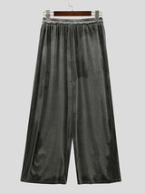 Men's Shiny Wide Leg Casual Pant SKUL36370