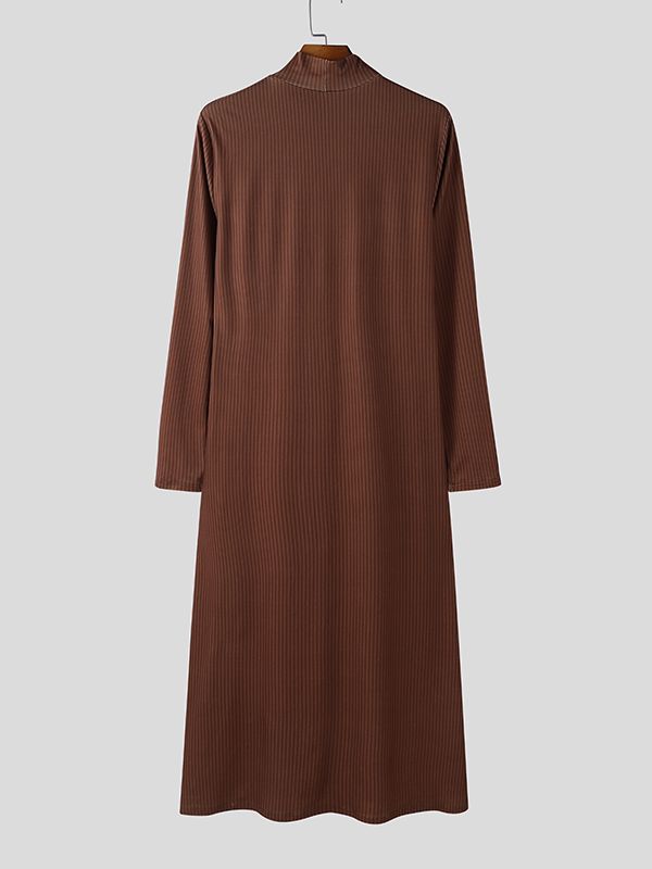 Men's Color Block Printed Long Hem T-Shirt SKUL43712