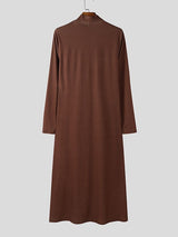 Men's Color Block Printed Long Hem T-Shirt SKUL43712