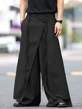 Men's Asymmetric Layered Wide Leg Pant SKUL56120