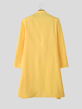 Men's Solid Color Casual Long Sleeve Blazer SKUL28369