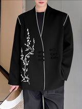 Men's New Chinese Style Frog Button Long Sleeve Cardigan SKUL37172