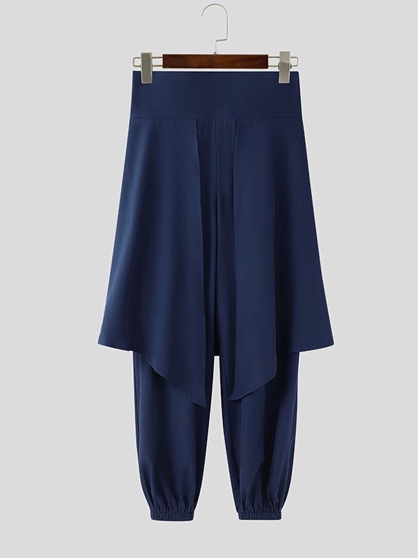 Men's Deconstructed Layered High Waist Pant SKUL52633