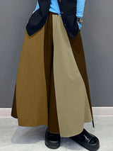 Men's Color Block Patchwork Wide Leg Pant SKUL41009
