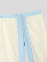 Men's Colorblock Flared Casual Pant SKUL24198