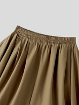 Mens Solid Bound Feet Loose Harem Pants SKUK52071