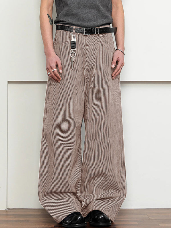 Mens Striped Loose Casual Pant SKUL17900