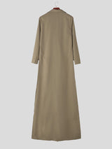 Men's Irregular Hem Long Sleeve Cardigan SKUL40286