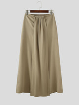 Men's Solid Color Wrinkled Layered Casual Pant SKUL31982