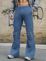 Men's 3D Pocket Casual Flared Pant SKUL45406