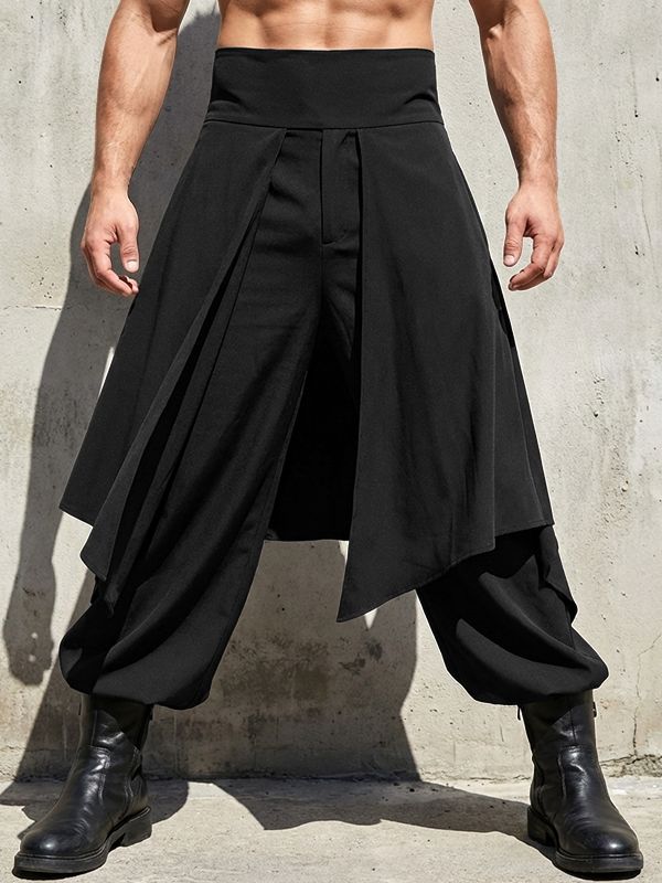 Men's Deconstructed Layered High Waist Pant SKUL52633