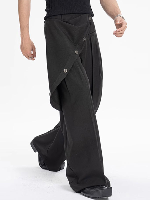 Mens Detachable Deconstructed Design Long Pant SKUK74114