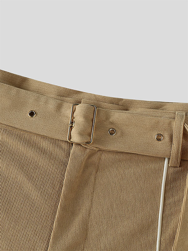 Men's Colorblock Striped Textured Casual Pant SKUL26201