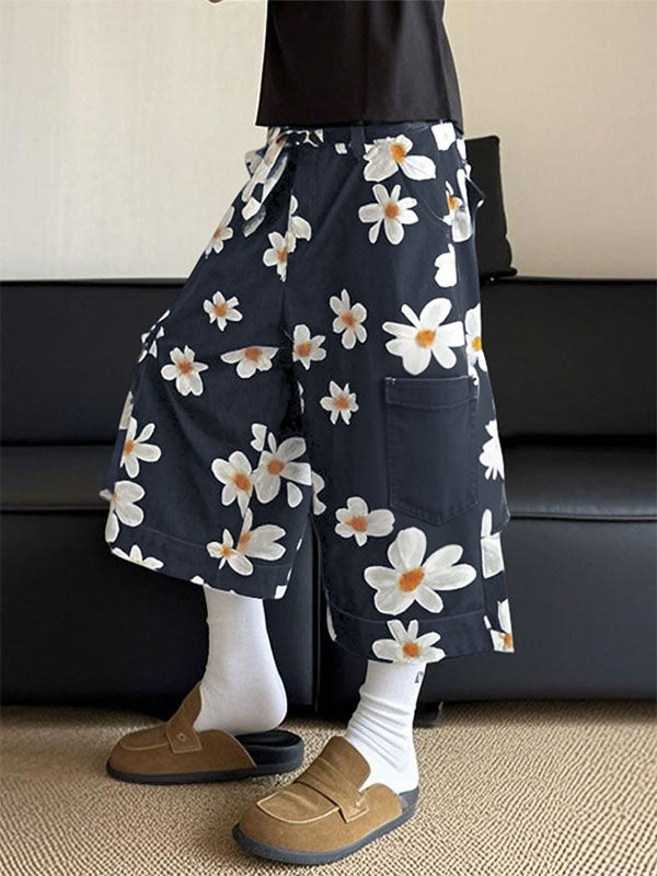 Mens Floral Print Casual Pant SKUL17876