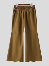 Mens Ruched Wide-Leg Casual Pant SKUK95598