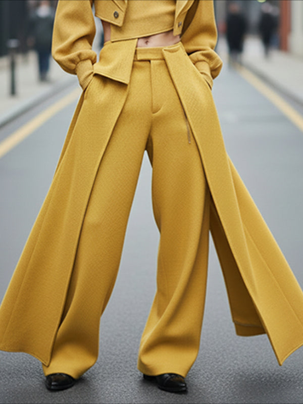 Men's Deconstructed Flap Patchwork Casual Pant SKUL48808