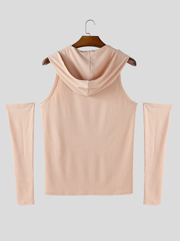 Men's Stripe Pullover Casual T-Shirt SKUL28139