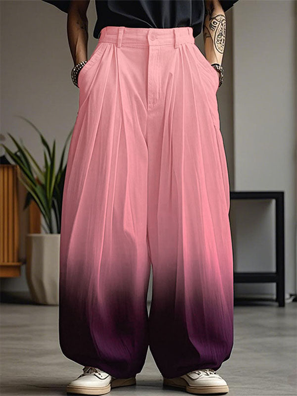 Mens Gradient Color Loose Casual Pant SKUL17035