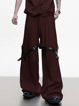 Men's Belt Patchwork Casual Pant SKUL28167