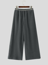 Men's Solid Color Textured Pant SKUL39016