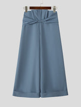 Men's Deconstructed Fan Shaped Waist Wide Leg Pant SKUL43986