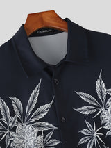 Mens Floral Print Short Sleeve Shirt SKUL17012