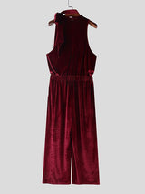 Men's Deconstructed Solid Color Jumpsuit SKUL50968