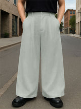 Mens Textured Loose Casual Pant SKUL16836