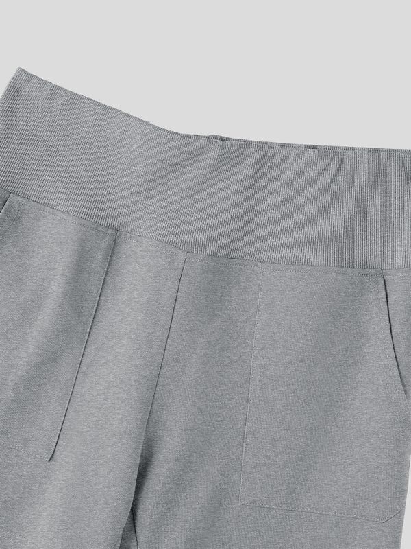 Men's High Street Urban Casual High Waist Flap Back Pocket Short SKUL80626