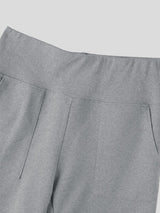 Men's High Street Urban Casual High Waist Flap Back Pocket Short SKUL80626