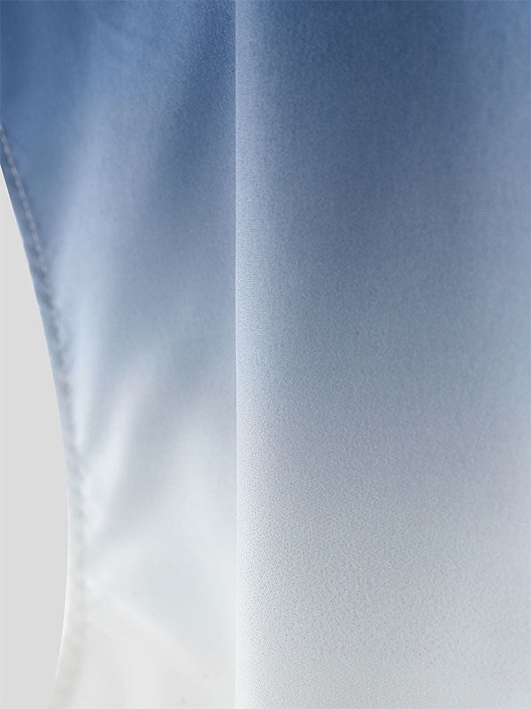 Men's Gradient Color Casual Two Pieces Outfit SKUL22728