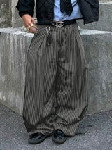 Men's Stripe Wide Leg Casual Pant SKUL28418