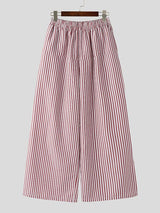 Men's Casual Striped Wide Leg Pant SKUL50055
