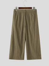 Men's Avant-Garde Deconstructed Tiered Pleated Oversized Baggy Wide Leg Pant SKUL65949