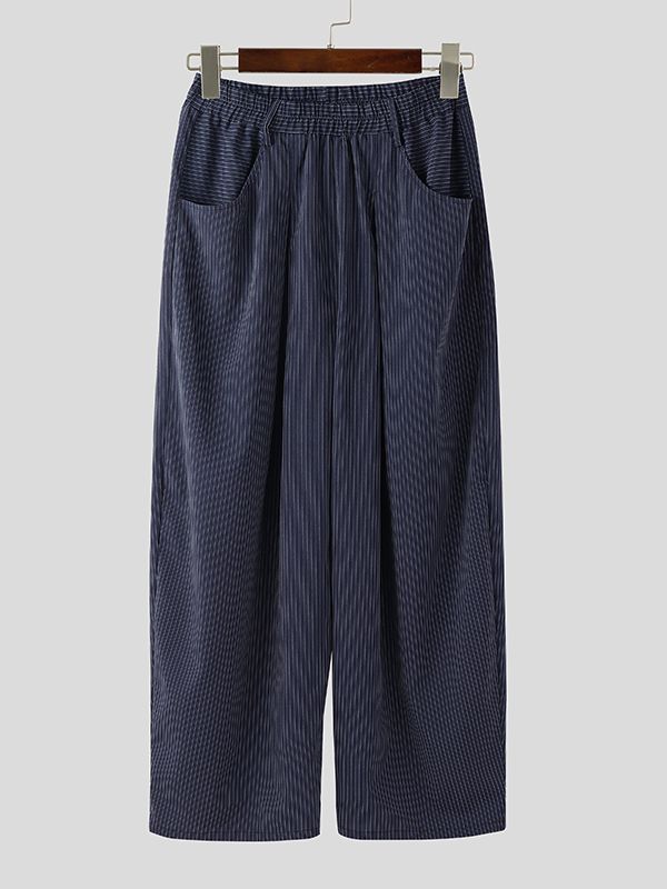 Men's Striped Loose Casual Pant SKUL50527