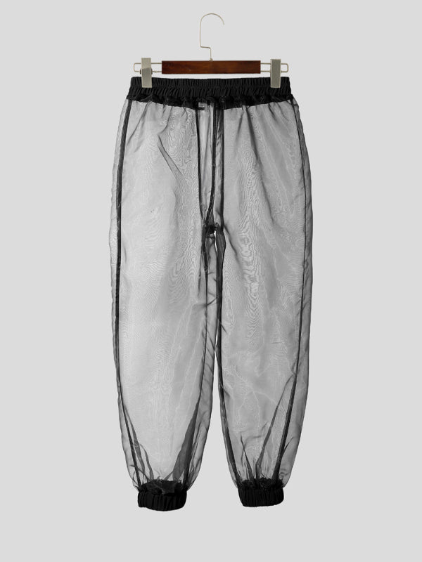 Men's Sheer Mesh Colorblock Pant SKUL16810
