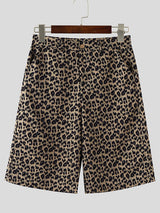 Men's Leopard Print Casual Short SKUL18034