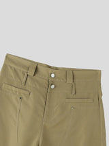 Men's Streetwear Rivet Stitching Loose Baggy Capri Pant SKUL68382