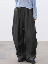 Men's Solid Color Tie Waist Casual Pant SKUL61168