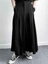 Men's Solid Drape Pleated Casual Pant SKUL32942