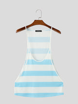 Mens Strap Stripe Casual Tank SKUL08505