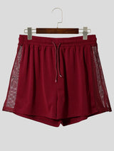 Men's Avant-Garde Athletic Breathable Mesh Side Panel Drawstring Short SKUL63176